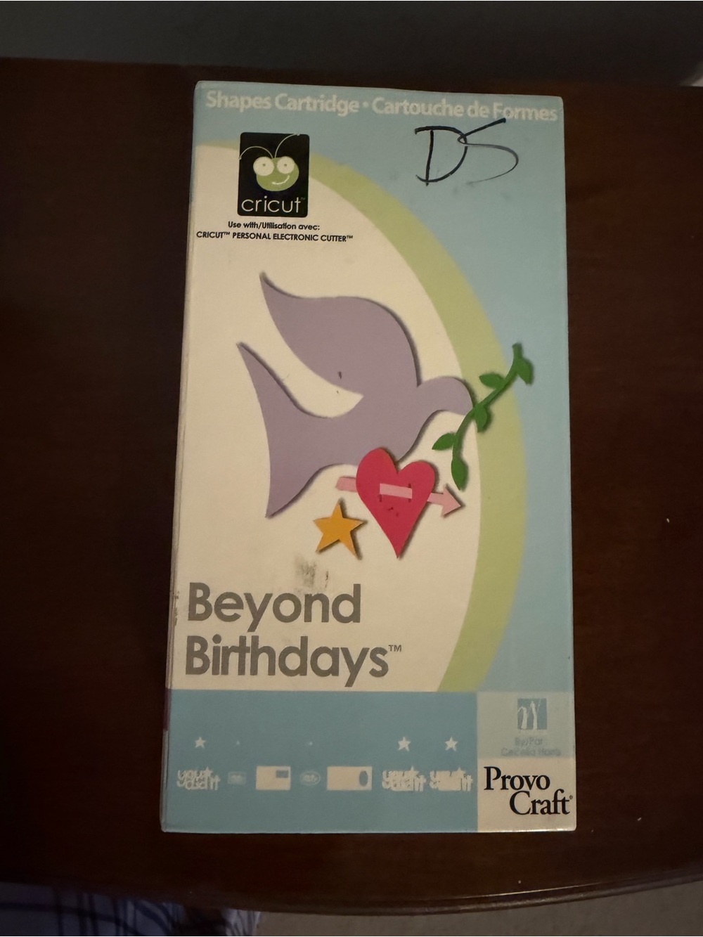 Cricut Beyond Birthdays Shapes Cartridge - Light Blue & Lavender